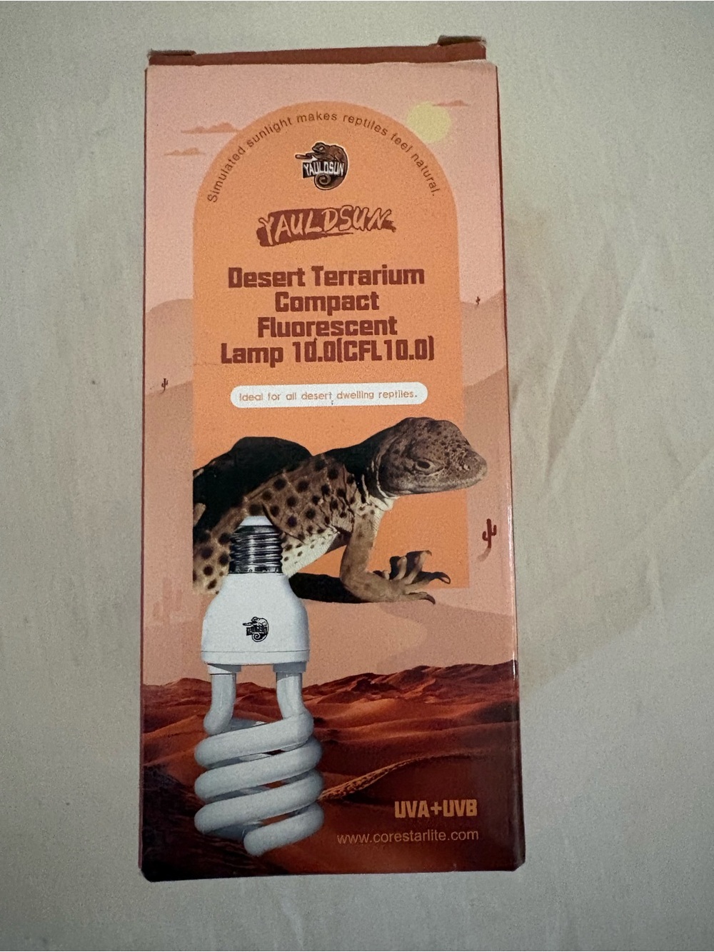 Desert Terrarium Compact Fluorescent Lamp - Orange